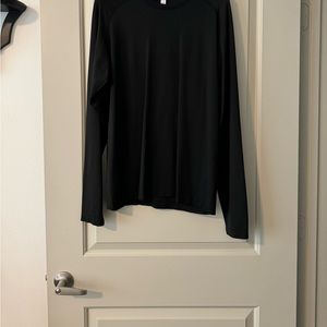 EUC Lululemon Metal Vent Long sleeve solid Black.